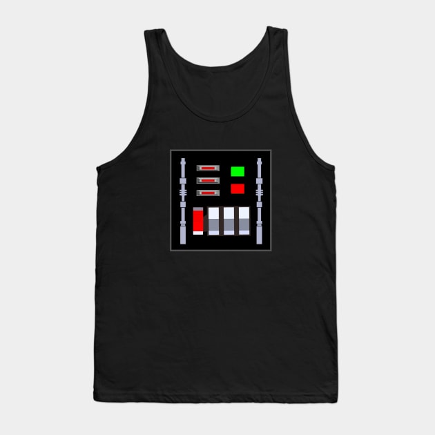 Vader Darth Tee Chest Plate Tank Top by justswampgas